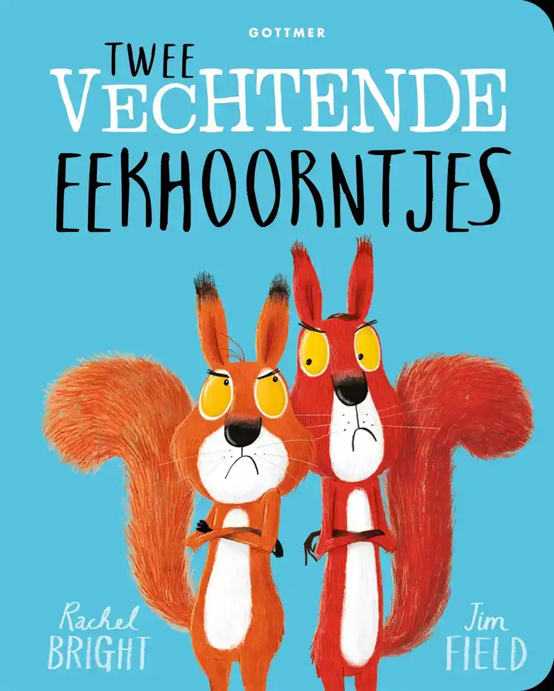 TWEE VECHTENDE EEKHOORNTJES