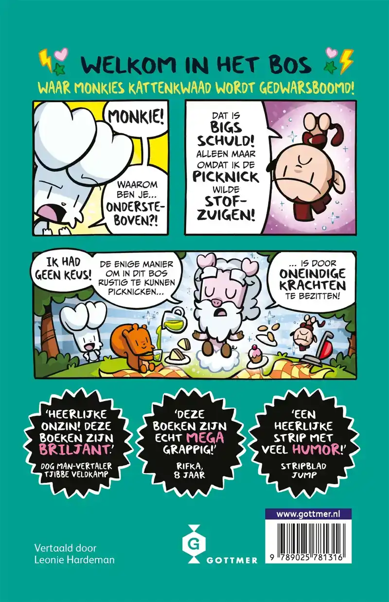 BUNNIE VS MONKIE EN DE BUITENGEWONE BIG