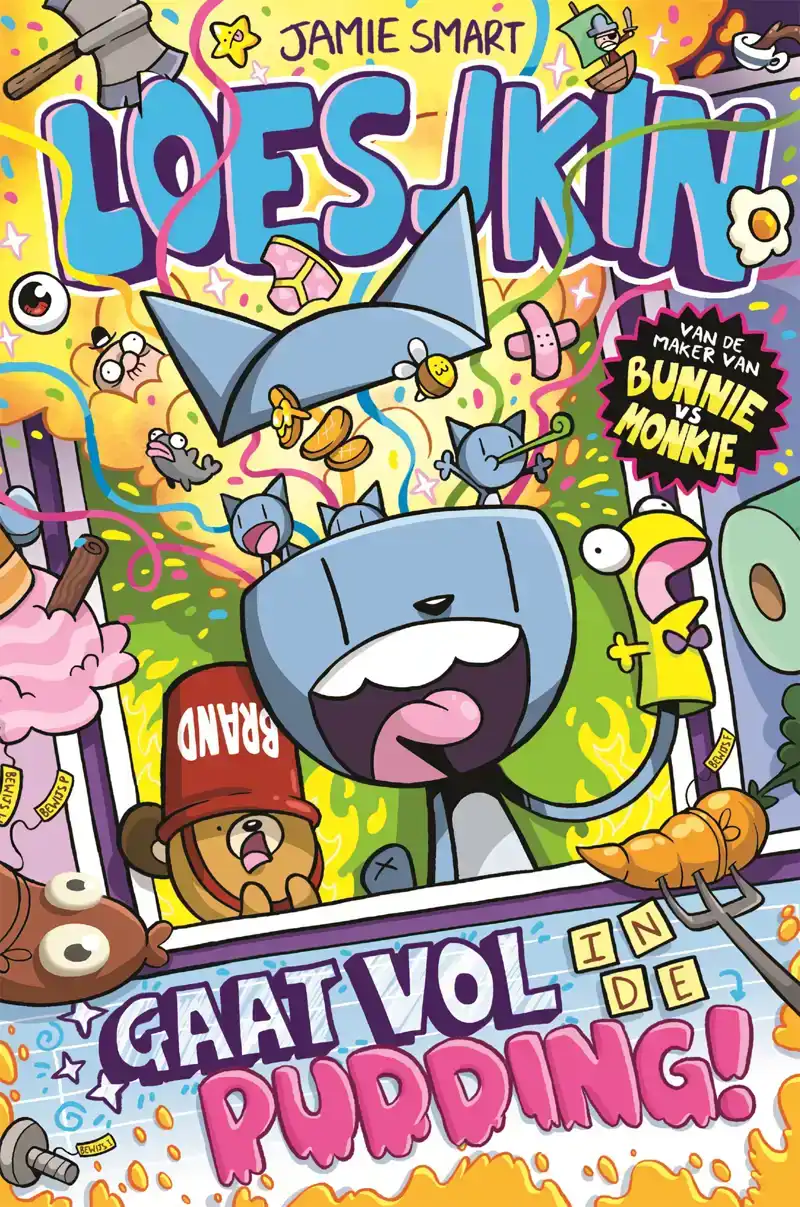LOESJKIN GAAT VOL IN DE PUDDING!