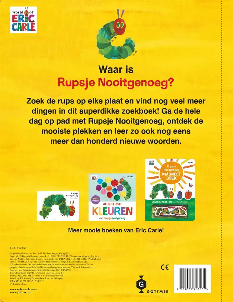 HET GROTE ZOEKBOEK VAN RUPSJE NOOITGENOEG