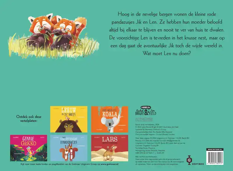 VERTELPLATEN BELOOFD IS BELOOFD, KLEINE PANDA'S