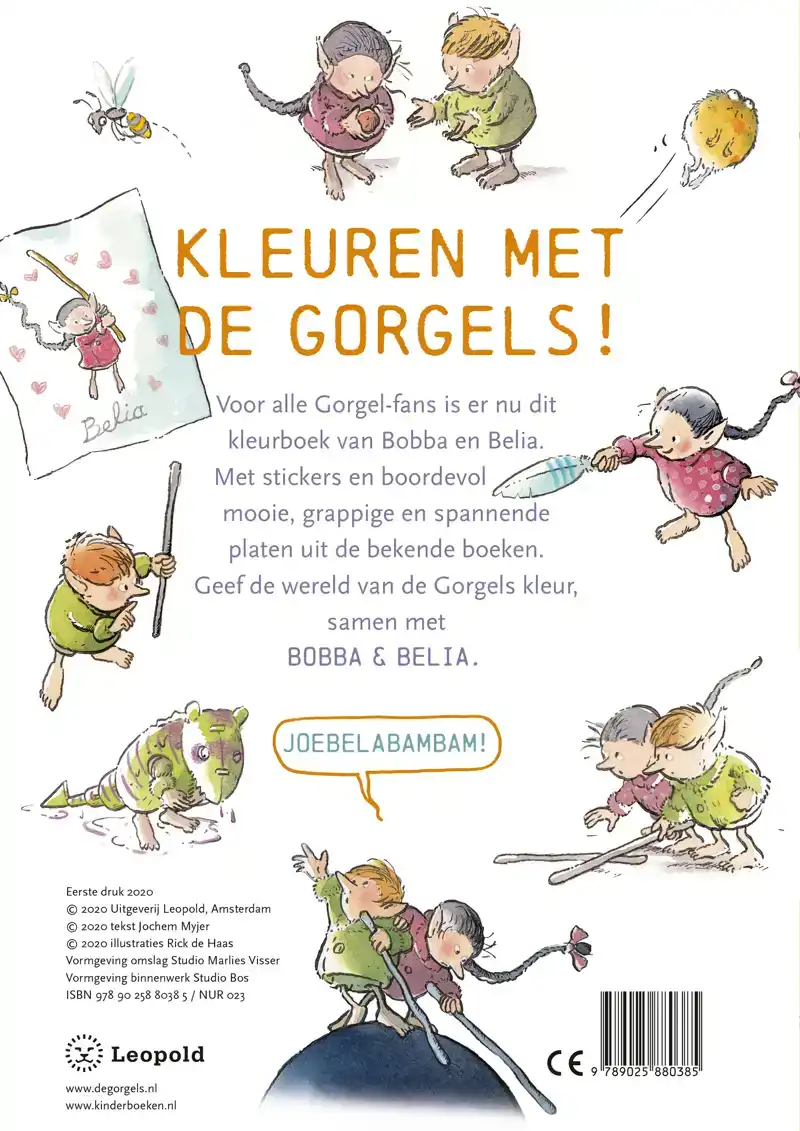 DE GORGELS KLEURBOEK VAN BOBBA & BELIA