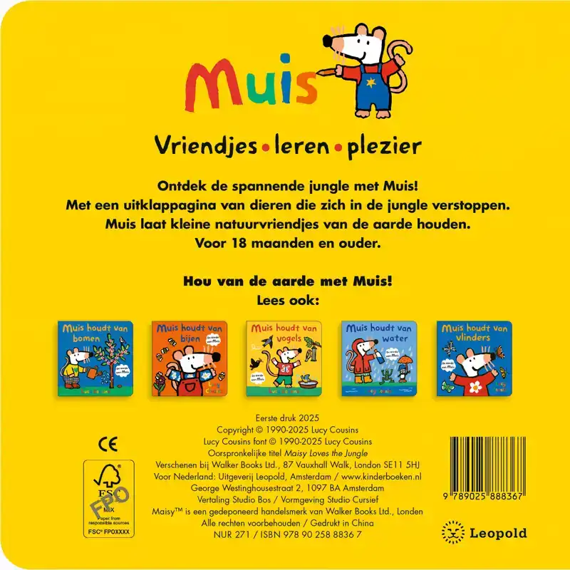 MUIS HOUDT VAN DE JUNGLE