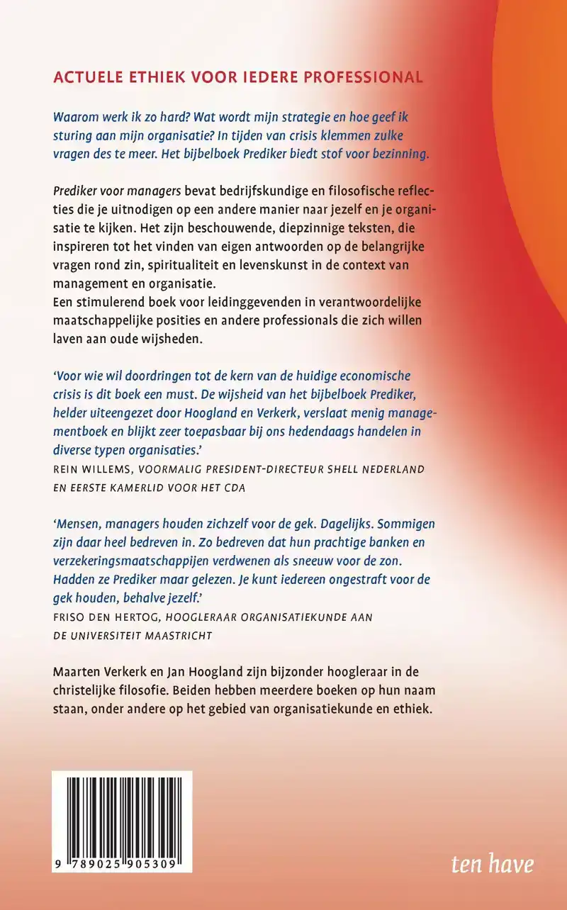 PREDIKER VOOR MANAGERS