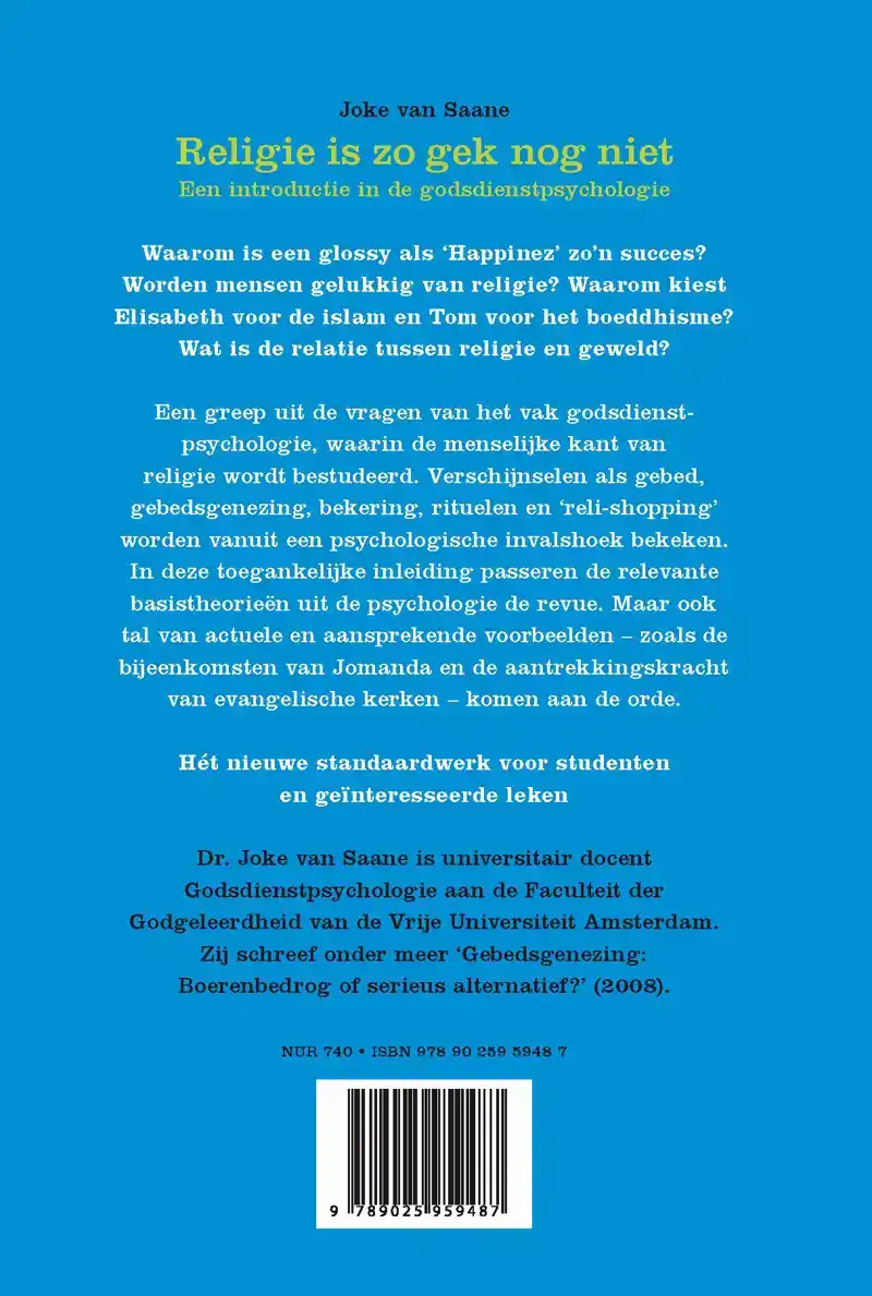 RELIGIE IS ZO GEK NOG NIET