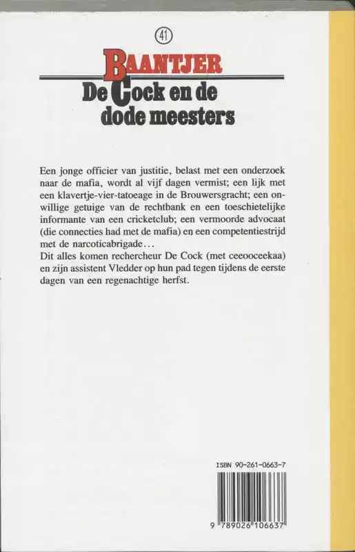 DE COCK EN DE DODE MEESTERS