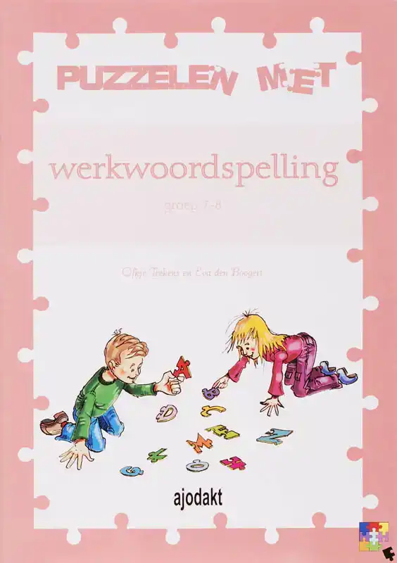 AJODAKT, PUZZELEN MET WERKWOORDSPELLING 5 EX