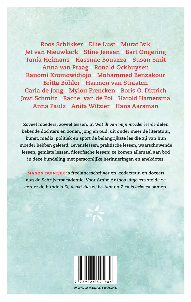 WAT IK VAN MIJN MOEDER LEERDE