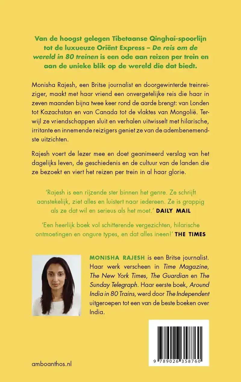 DE REIS OM DE WERELD IN 80 TREINEN