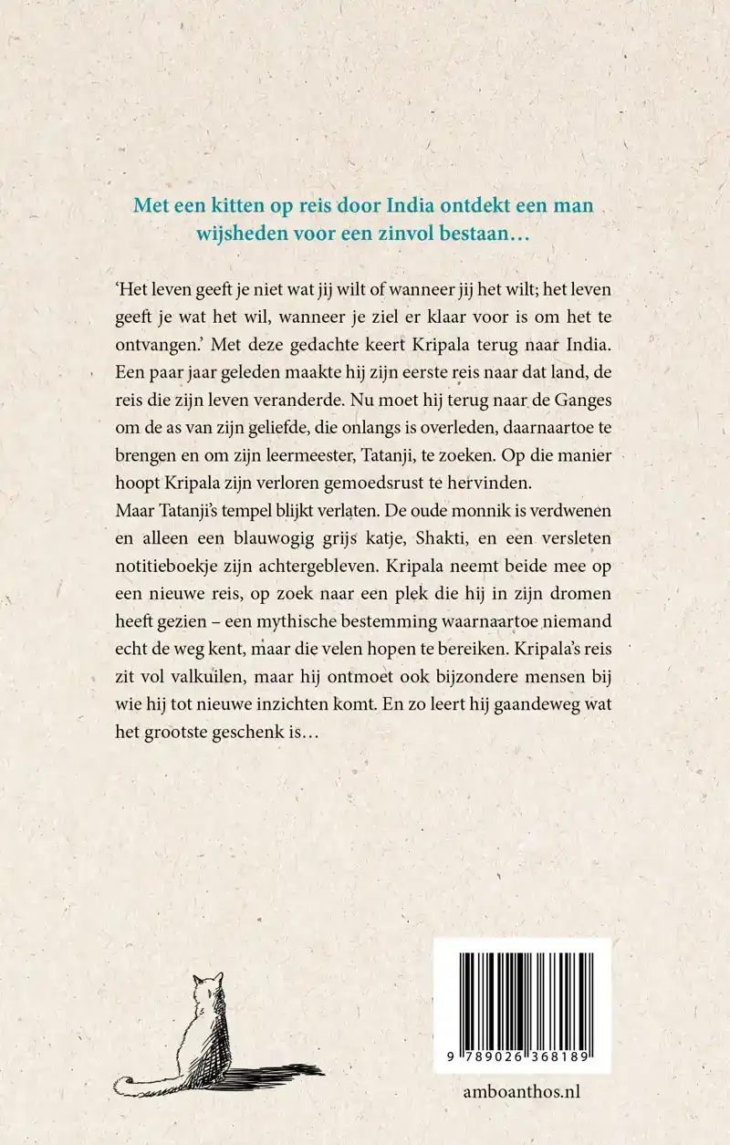 DE GRIJZE KITTEN EN DE MONNIK