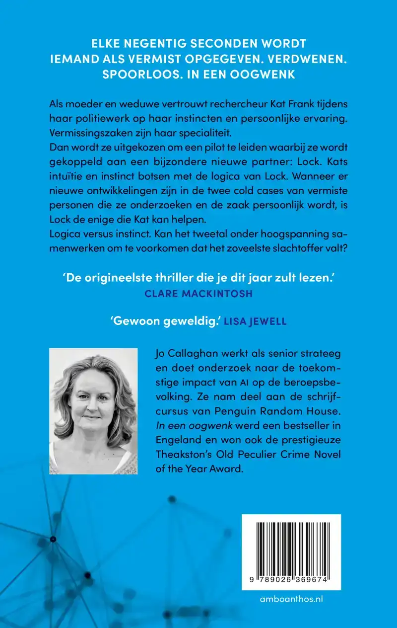 IN EEN OOGWENK