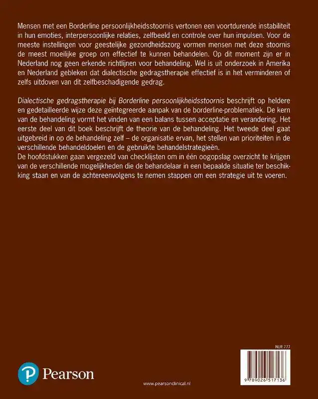 DIALECTISCHE GEDRAGSTHERAPIE BIJ BORDERLINE PERSOONLIJKHEIDS