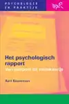 HET PSYCHOLOGISCH RAPPORT
