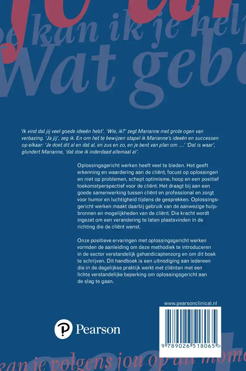 HANDBOEK OPLOSSINGSGERICHT WERKEN MET LICHT VERSTANDELIJK BE