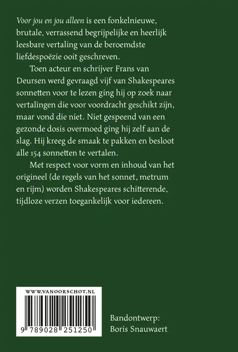 VOOR JOU EN JOU ALLEEN