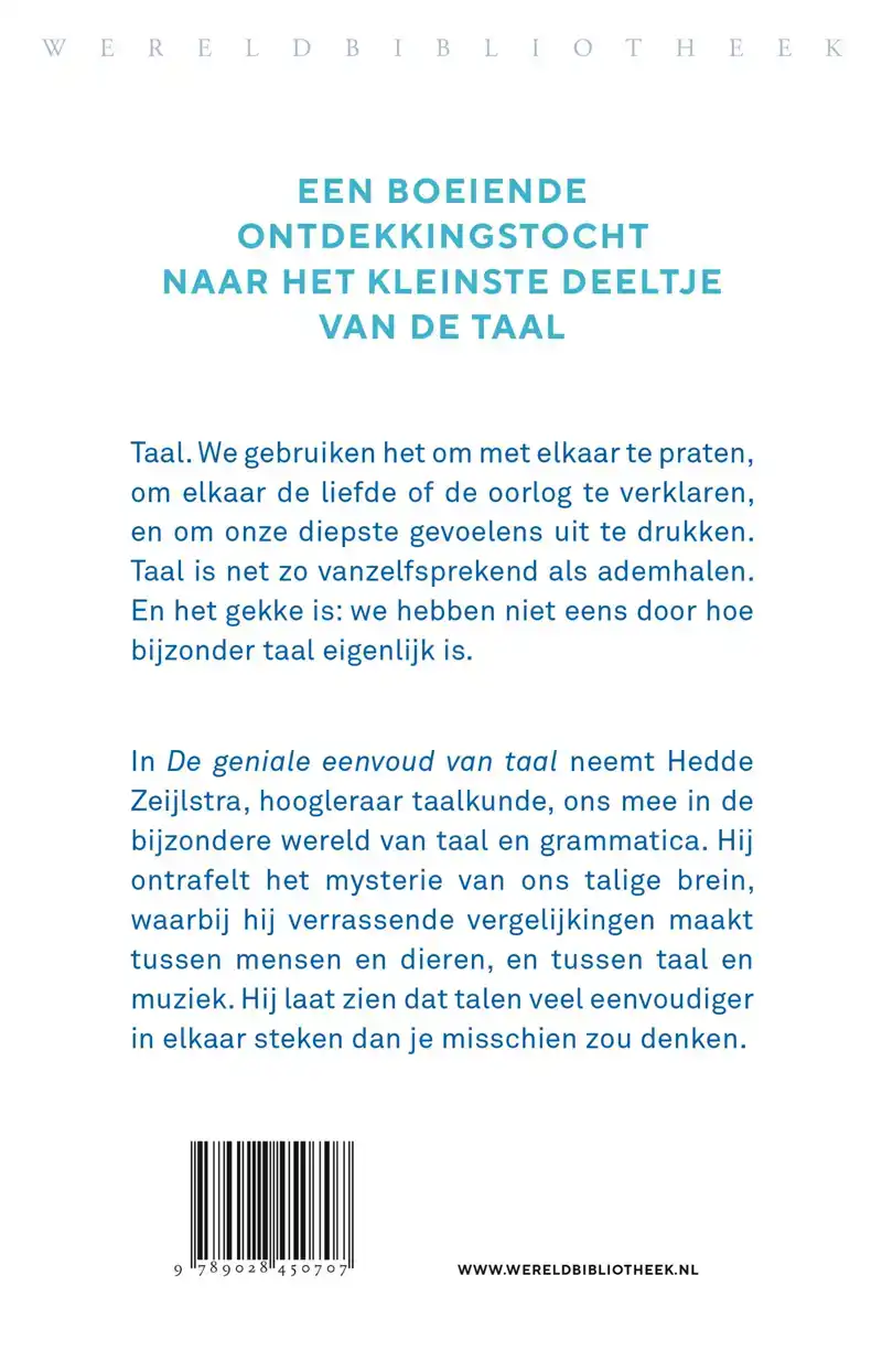 DE GENIALE EENVOUD VAN TAAL