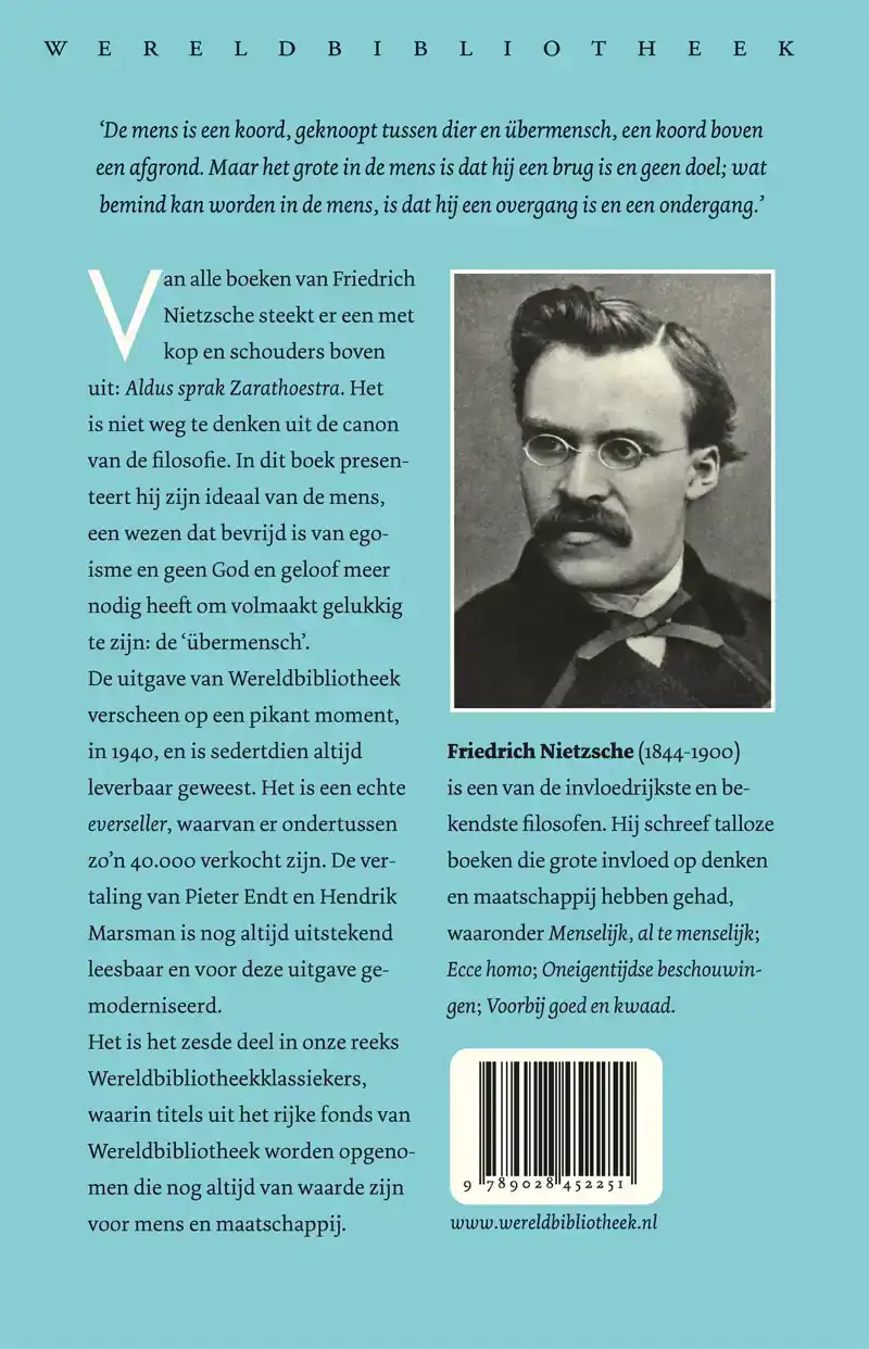 ALDUS SPRAK ZARATHOESTRA