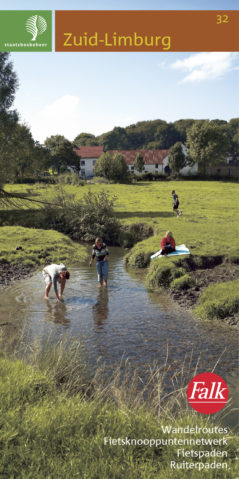 FALK STAATSBOSBEHEER WANDELKAART 32.ZUID-LIMBURG