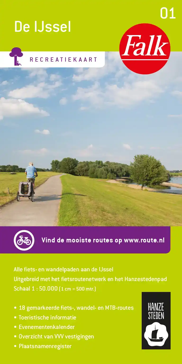 FALK RECREATIEKAART 01 DE IJSSEL
