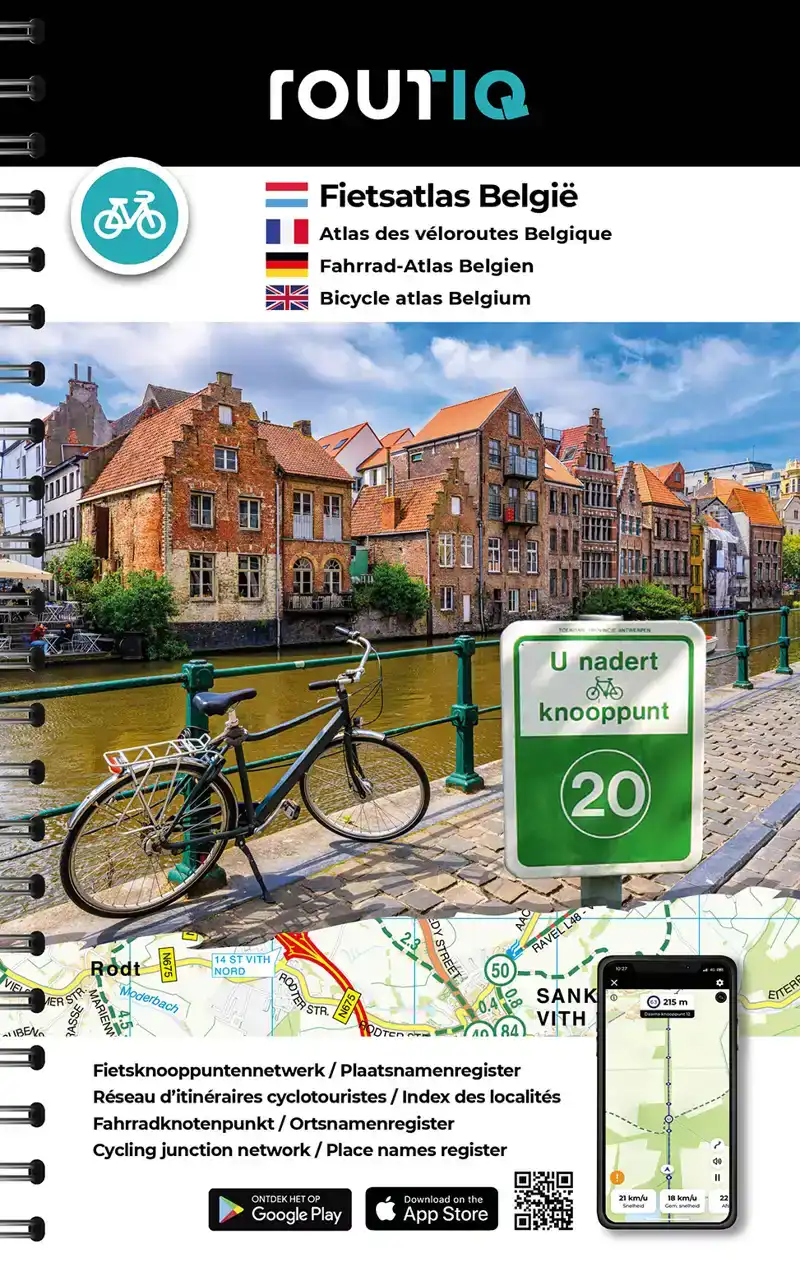 ROUTIQ FIETSKNOOPPUNTENATLAS BELGIE