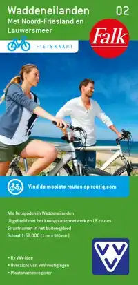 FIETSKAART 2. WADDENEILANDEN