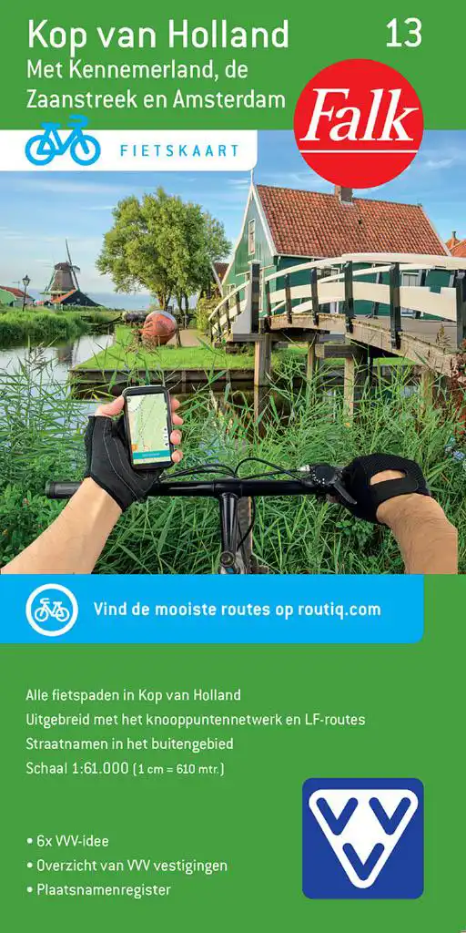 FIETSKAART 13. KOP VAN HOLLAND