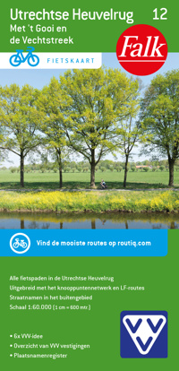 FALK VVV FIETSKAART 12 UTRECHTSE HEUVELRUG