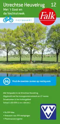 FALK VVV FIETSKAART 12 UTRECHTSE HEUVELRUG