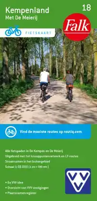 FALK VVV FIETSKAART 18 KEMPENLAND - MEIJERIJ
