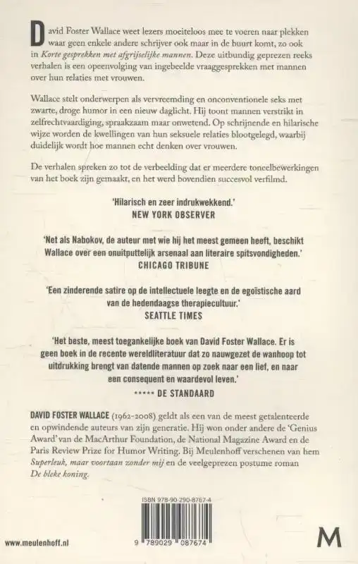 KORTE GESPREKKEN MET AFGRIJSELIJKE MANNEN