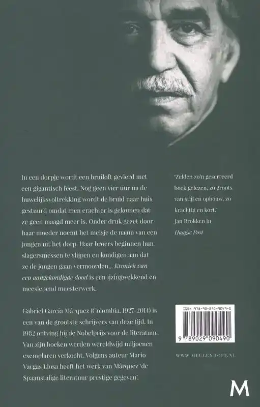 KRONIEK VAN EEN AANGEKONDIGDE DOOD