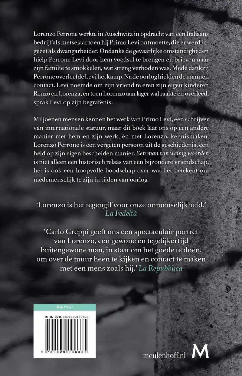 EEN MAN VAN WEINIG WOORDEN