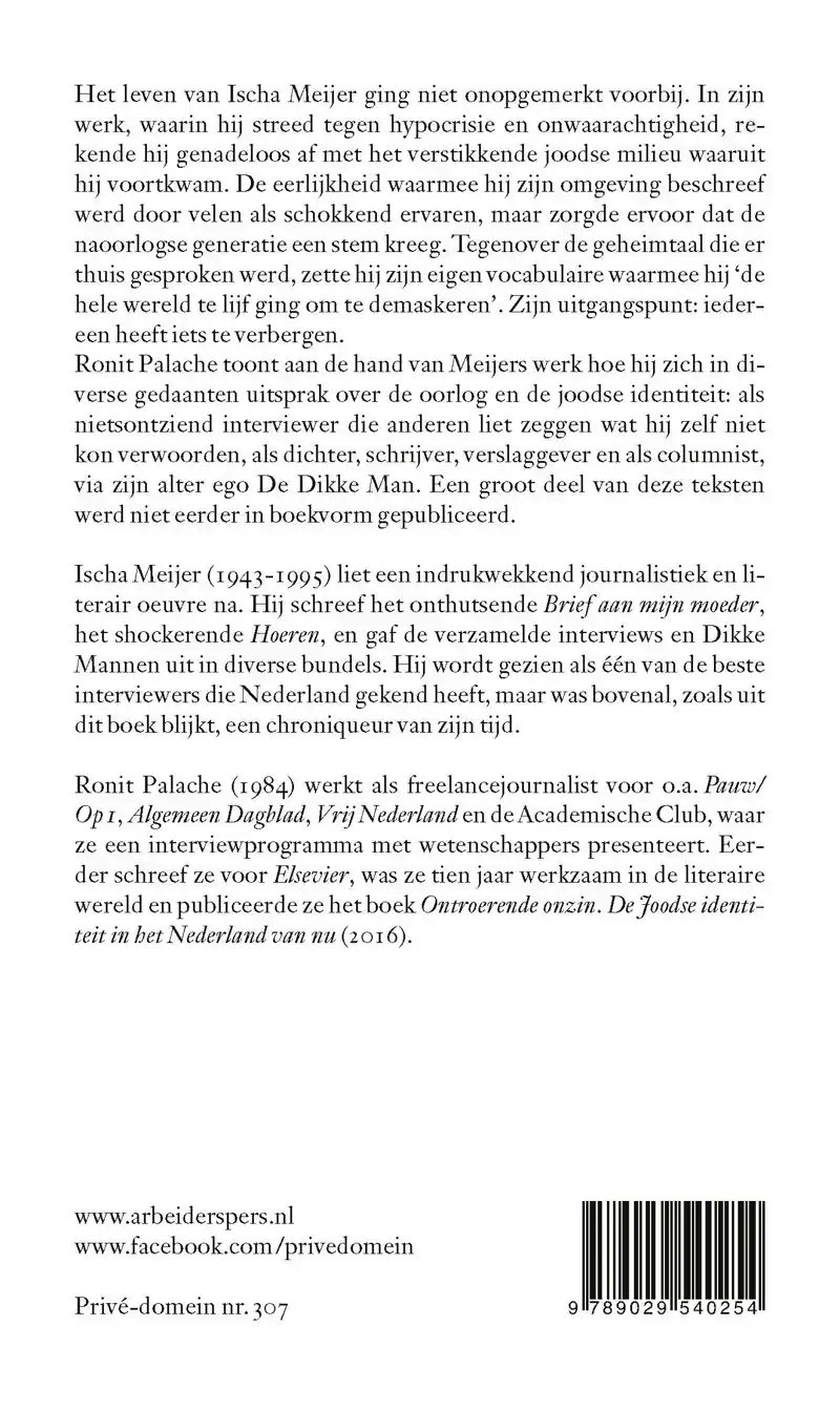 IK HEB NIETS TEGEN ANTISEMIETEN, IK LEEF ERVAN