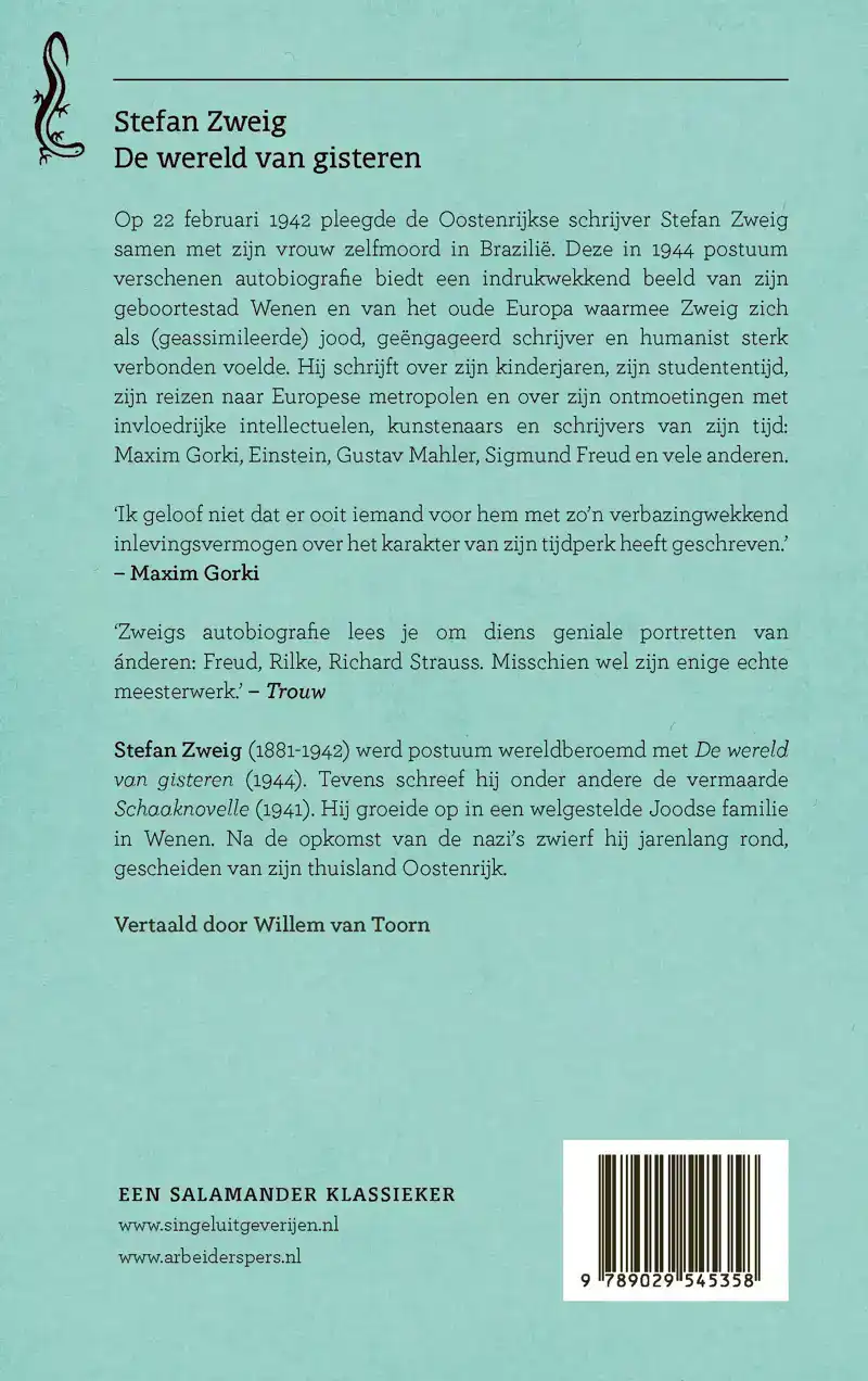 DE WERELD VAN GISTEREN