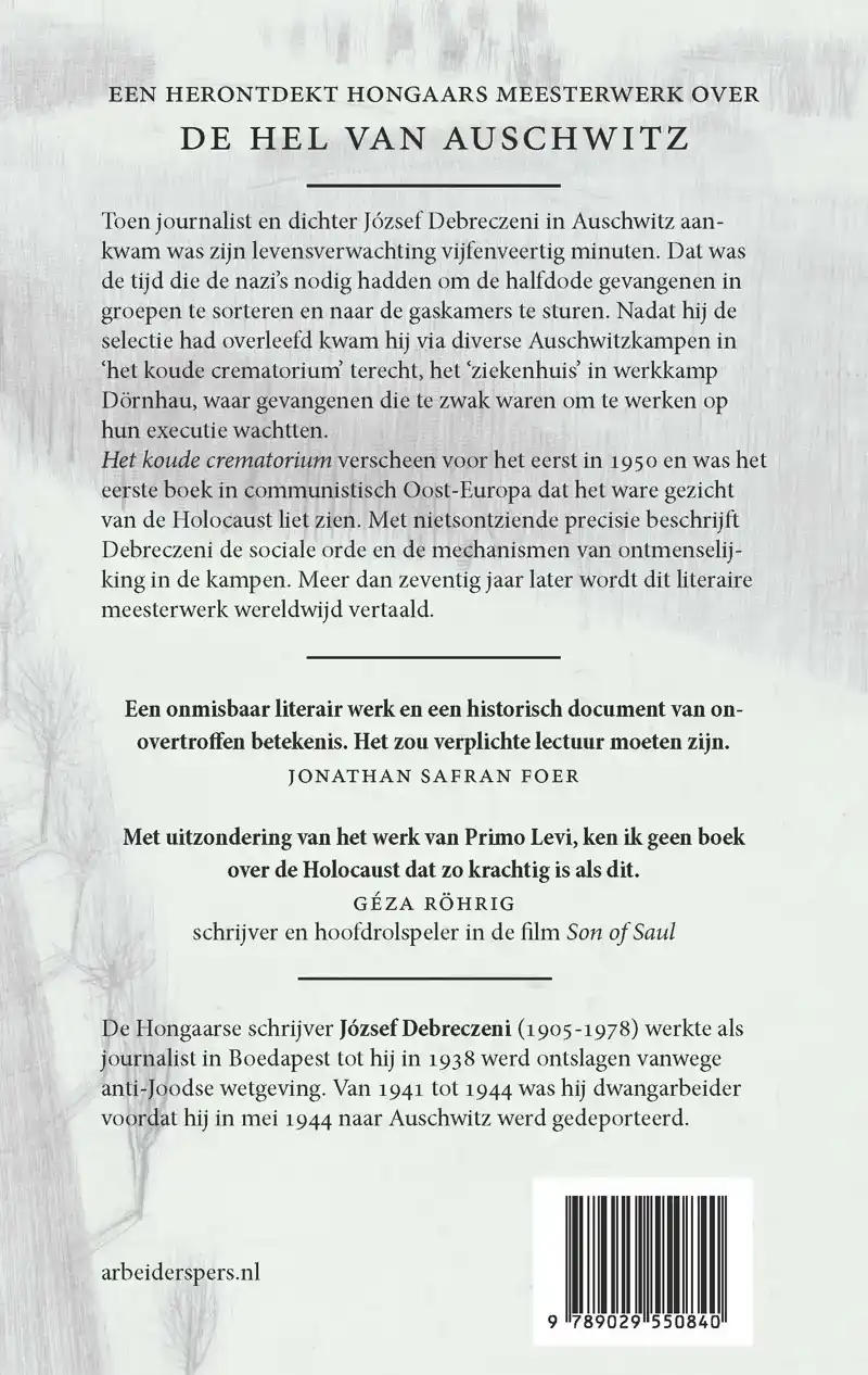 HET KOUDE CREMATORIUM