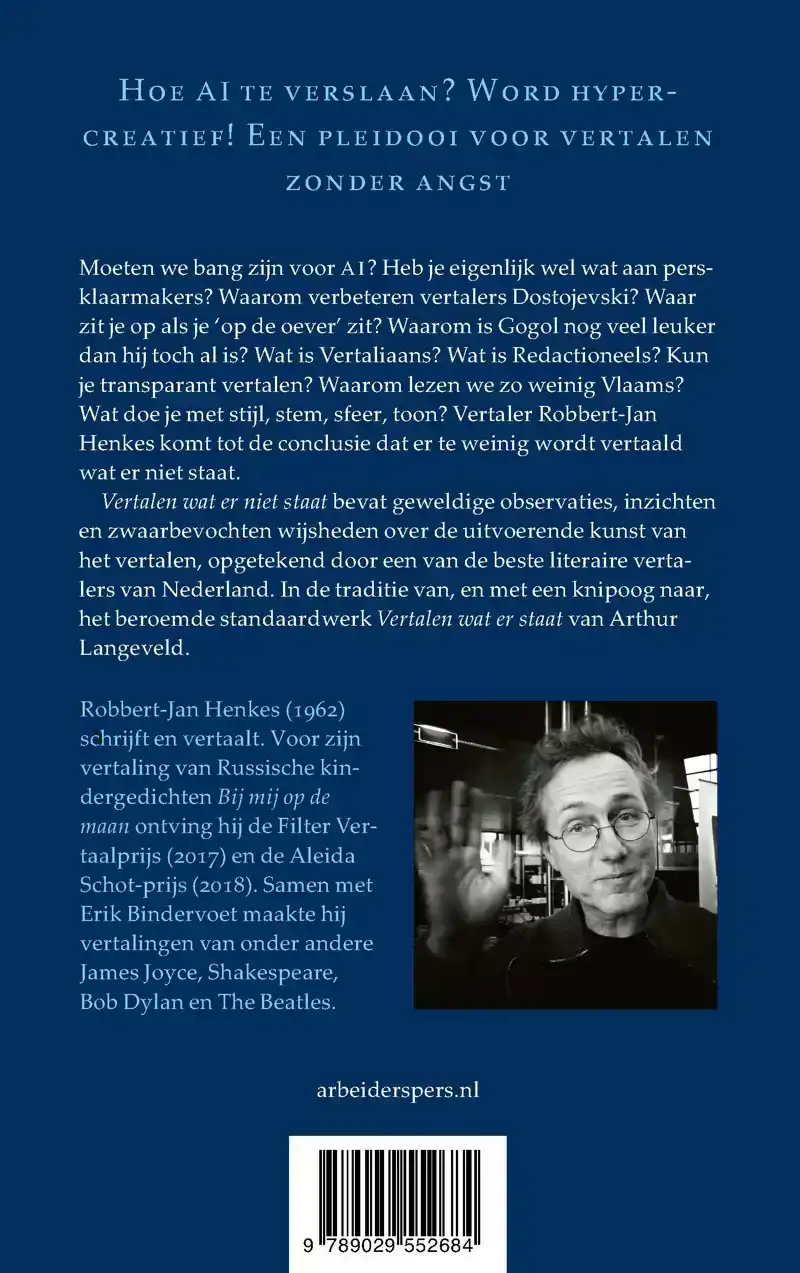 VERTALEN WAT ER NIET STAAT