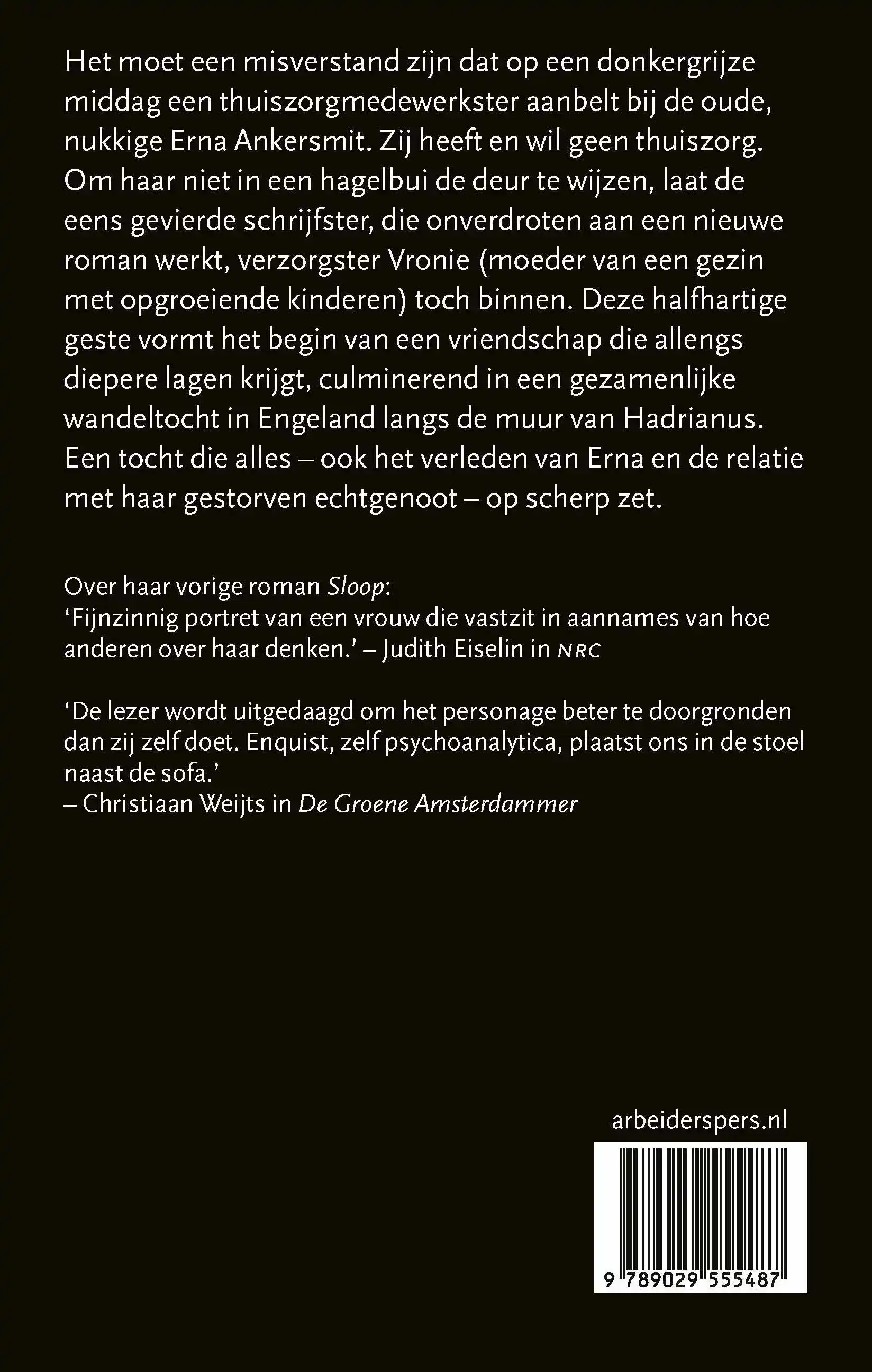 HET EINDE VAN ERNA ANKERSMIT