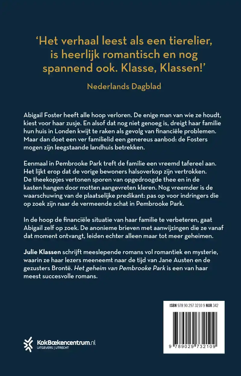 HET GEHEIM VAN PEMBROOKE PARK