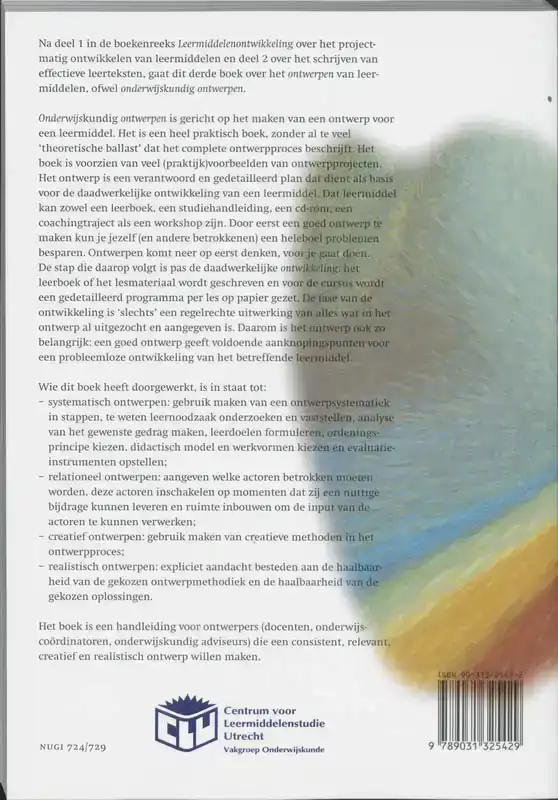 ONDERWIJSKUNDIG ONTWERPEN