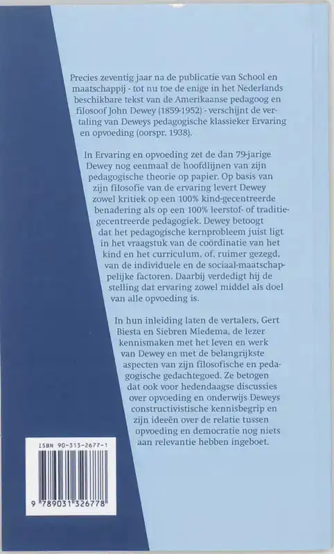 ERVARING EN OPVOEDING