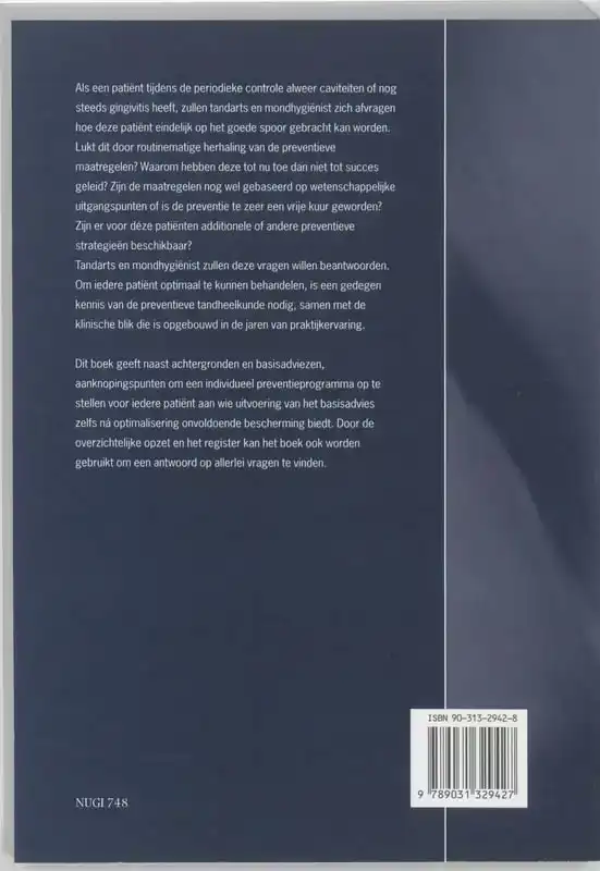 PREVENTIEVE TANDHEELKUNDE