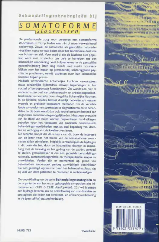 BEHANDELINGSSTRATEGIEEN BIJ SOMATOFORME STOORNISSEN
