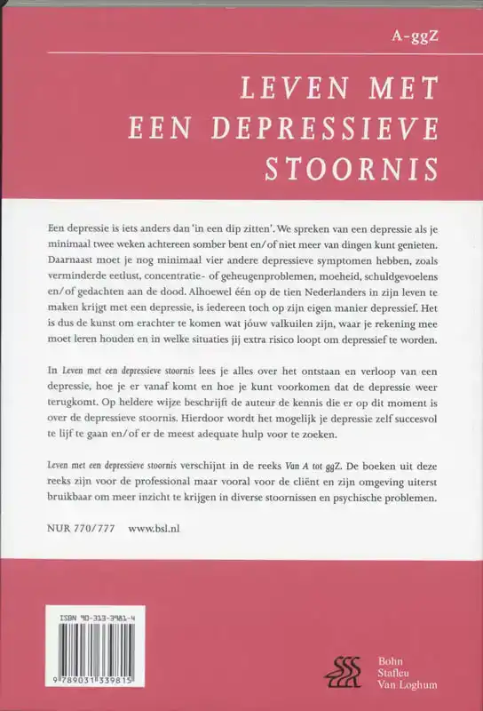 LEVEN MET EEN DEPRESSIEVE STOORNIS