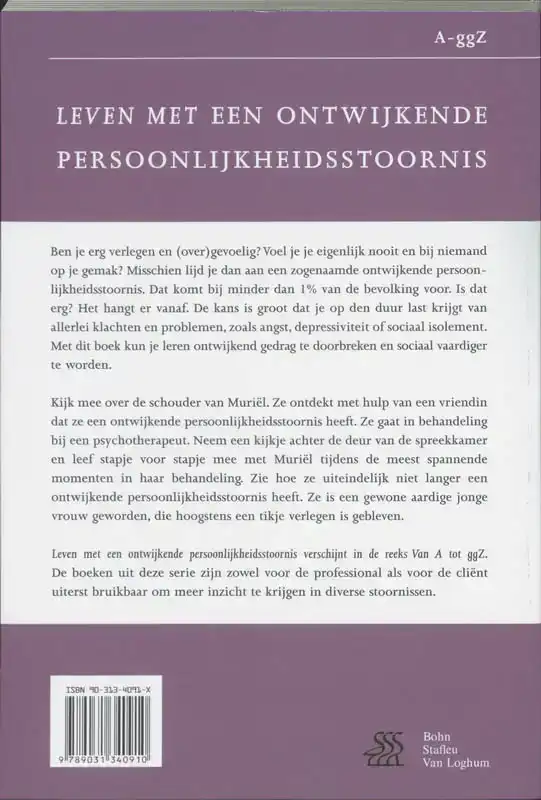 LEVEN MET EEN ONTWIJKENDE PERSOONLIJKHEIDSSTOORNIS