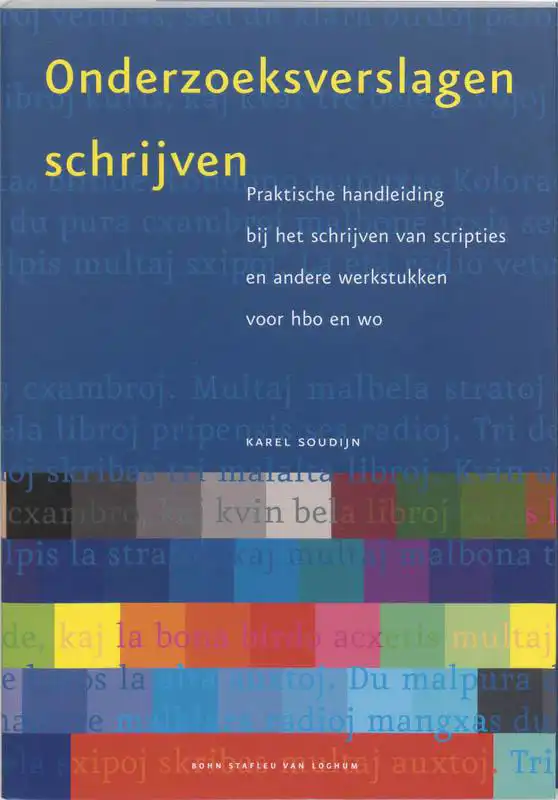 ONDERZOEKSVERSLAGEN SCHRIJVEN