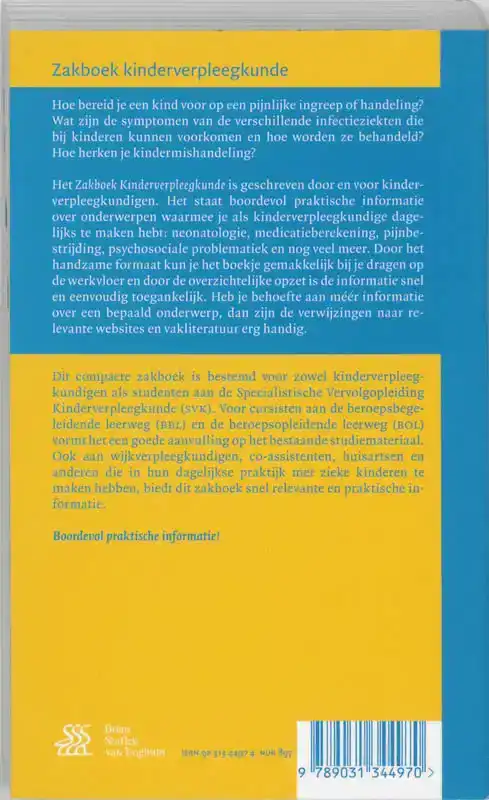 ZAKBOEK KINDERVERPLEEGKUNDE