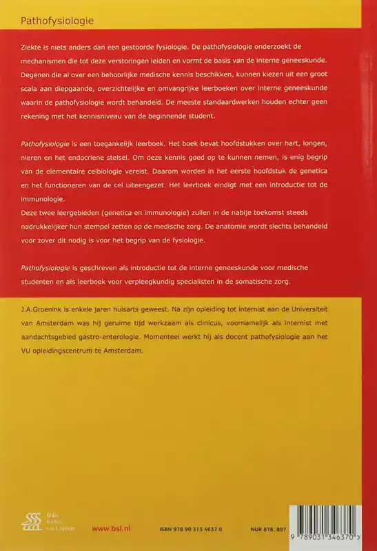 PATHOFYSIOLOGIE