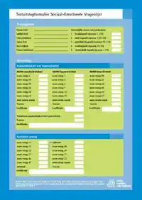 SOCIAAL EMOTIONELE VRAGENLIJST (SEV) - SCOREFORMULIEREN