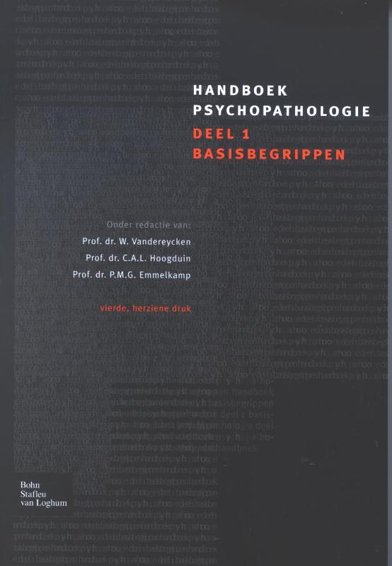 HANDBOEK PSYCHOPATHOLOGIE