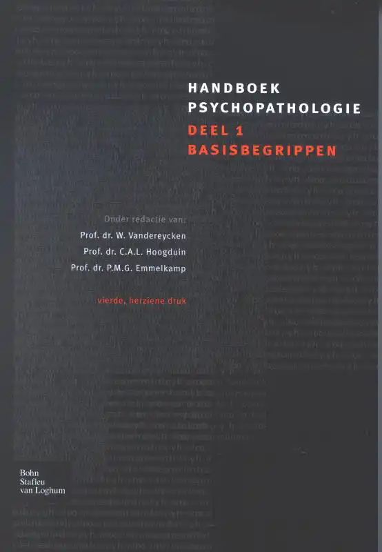 HANDBOEK PSYCHOPATHOLOGIE